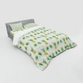 thumbnail image 3 of Ambesonne Tropical Bedding Set 3 Pcs, Palm Tree Pineapples, Twin XL, Multicolor, 3 of 3