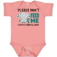 thumbnail image 3 of Inktastic Please Dont Feed Me I Have a Food Allergy with Elephant and Ribbon Boys or Girls Baby Bodysuit, 3 of 5