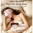 thumbnail image 2 of MUSICOZY 3D Sleep Mask with Bluetooth Headphones, Ice Silk Sleep Headphones with Bluetooth 5.4, Total Blackout Eye Mask for Sleeping, Sleep Soft Mask for Women Men, All Night Sleep, Travel Gift, 2 of 8