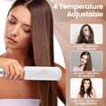 thumbnail image 3 of Sixriver Engarzadora de cabello para mujeres - Herramienta de cerámica para el cabello con placas planas 4 en 1, calentamiento rápido de 15 segundos, engarzadora de cabello voluminizadora, para todo t, 3 of 5