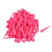 10 Pcs Pink Plastic Tapered Pinhead Glue Liquid Dispenser Needle Tips