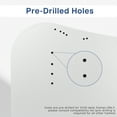 thumbnail image 6 of VIVO White 63" x 32" Table Top for Adjustable Standing Desk Frames, 6 of 8