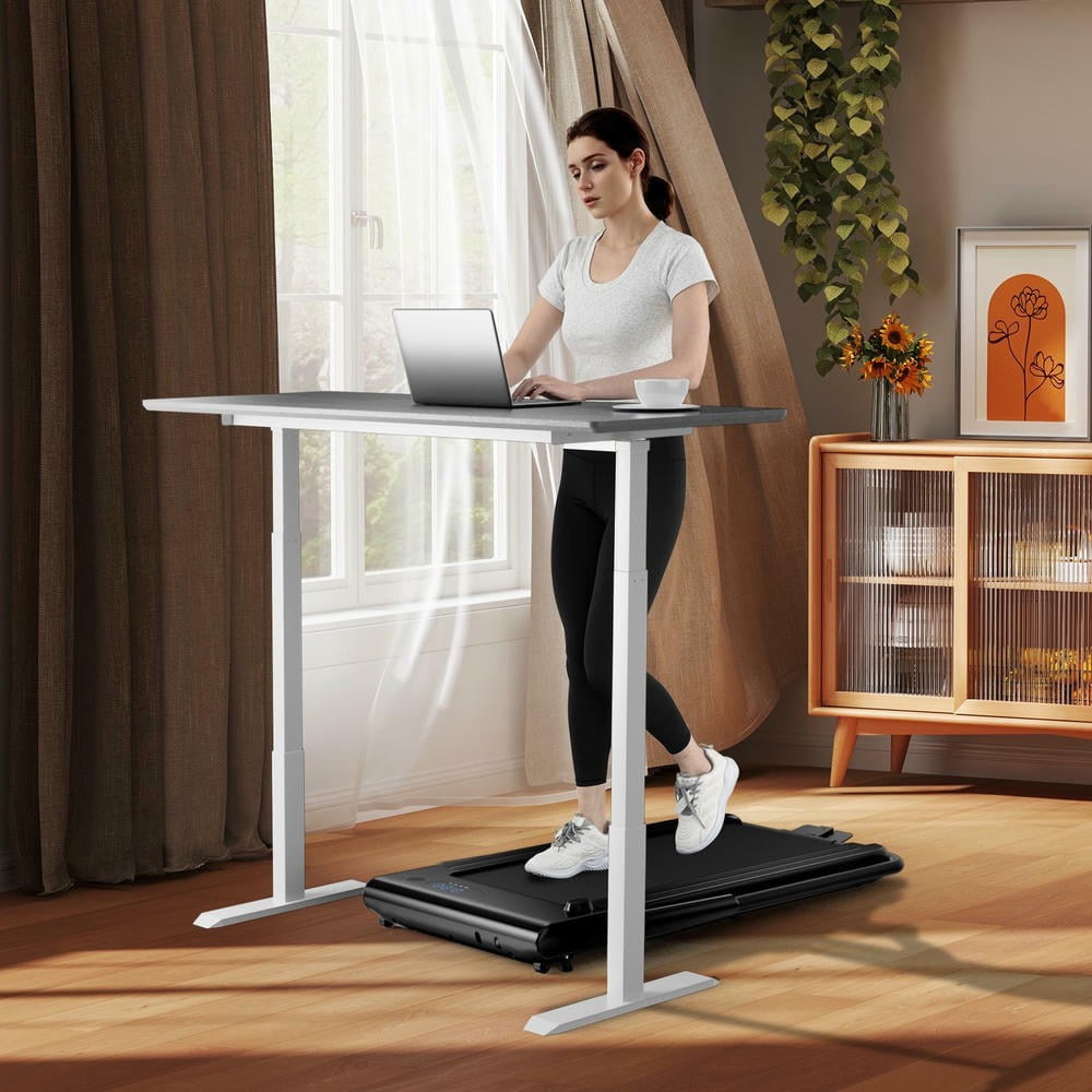 Barara King 3-in-1 3HP Walking Treadmill with Smart Apps Remote Control and Speakers, Foldable Treadmill for Indoor, Gym, Living Room, Exercise, Black