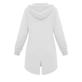 thumbnail image 4 of SJLDQY Girls Hoodies Casual Hooded Sweatshirt Long Sleeve Zip Up Pullover Tops Size 9-10 Years, 4 of 4