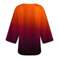 thumbnail image 3 of Patlollav Chiffon Cardigans for Women Gradient Color Fall Summer 3/4 Sleeve Tops with Pocket, 3 of 6