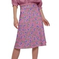 thumbnail image 4 of Moomaya Jupes Imprimées pour Femmes Jupe Longueur Genou pour Filles Vêtements Décontractés, 4 of 5