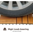 thumbnail image 4 of Mcombo Wood Outdoor Flooring Interlocking Deck Tiles, Natural (Pack of 10, 12" x12"), 4 of 7