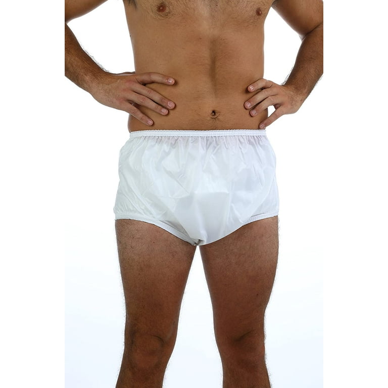 Incontinence Pants, Water-Proof Incontinence Underwear, Unisex Stay-Dry  Vinyl Coated Polyester Incontinence Pants 