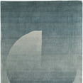 thumbnail image 5 of HomeRoots 617186 8 x 10 ft. Blue & White Geometric Hand Tufted Rectangle Area Rug, 5 of 5