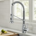 thumbnail image 2 of KRAUS Bolden Commercial Style 2-Function Single Handle Pull Down Kitchen Faucet in Chrome, 2 of 8