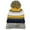 Gold Navy White, variant on Christmas Winter Holiday Pom Pom Team Beanie Winter is Coming Soft Warm Head Hat Beanie - Forest Green