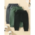 thumbnail image 3 of Suealasg Toddler Baby Boys 3-Pack Sweatpants 6M 1T 2T 3T Kids Boys Activewear Joggers Pants Newborn Casual Athletic Trousers Solid Color Elastic Waist Bottoms, 3 of 7