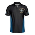 thumbnail image 2 of Personalized The Masters Carpet Masonry Master Mason Men's Polo S-5XL, 2 of 5