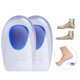 thumbnail image 5 of Gel de silicona plantillas ortopédicas Valgus Varus corrector talón almohadillas de corrección de pie plano PadsBlue y blanco transparente, 5 of 8
