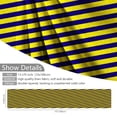 thumbnail image 6 of LALILO Table Runner Diagonal Stripe Blue Gold Navy Table Center Decor for Kitchen Dining 13 X 70 Inch, 6 of 6