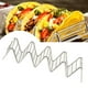 thumbnail image 5 of Rejilla para tacos de rollo de maíz en forma de V, soporte para tacos en forma de V de acero inoxidable Soporte para tacos en forma de V de acero inoxidable Eleve su experiencia, 5 of 8