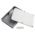 thumbnail image 4 of Effect Aluminum Box Metal Electric Case Instrument Silver Enclosure Project Box, 4 of 10