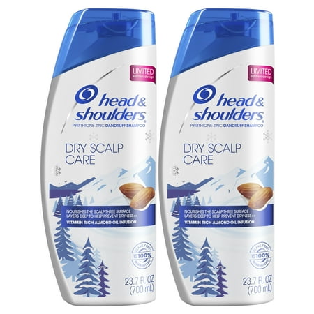 Head and Shoulders Dry Scalp Care Daily-Use Anti-Dandruff Shampoo, 23.7 fl oz Twin