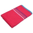 thumbnail image 1 of Serviette de plage en coton et polyester Rayures roses Mainstays, 1 of 6