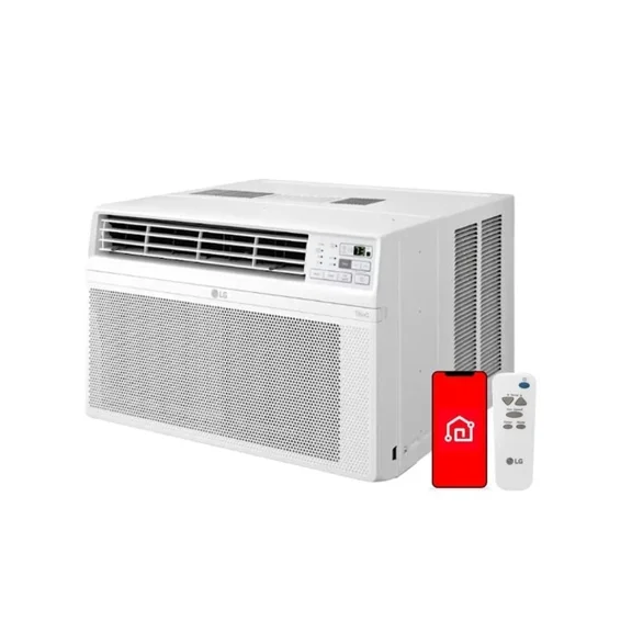 Restored LG12,200 BTU Smart WI-Fi Enabled Window Air Conditioner (Refurbished)