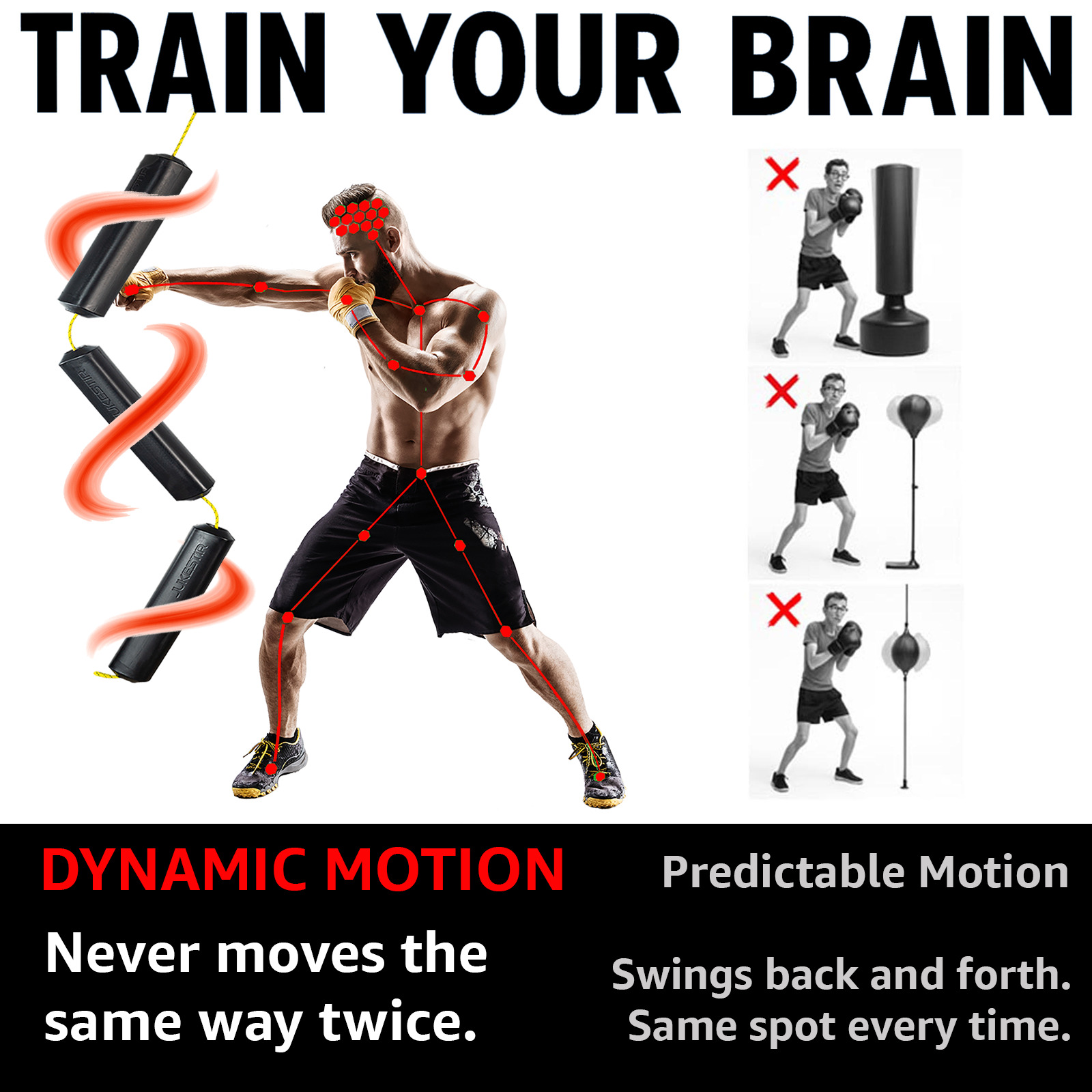 Jukestir® Coordination Punching Bag