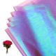 thumbnail image 1 of Uxcell Papel de Envoltura para Flores, Embalaje de Ramo de Plástico Iridiscente de Doble Cara, Impermeable, Color Púrpura Claro, 1 of 7