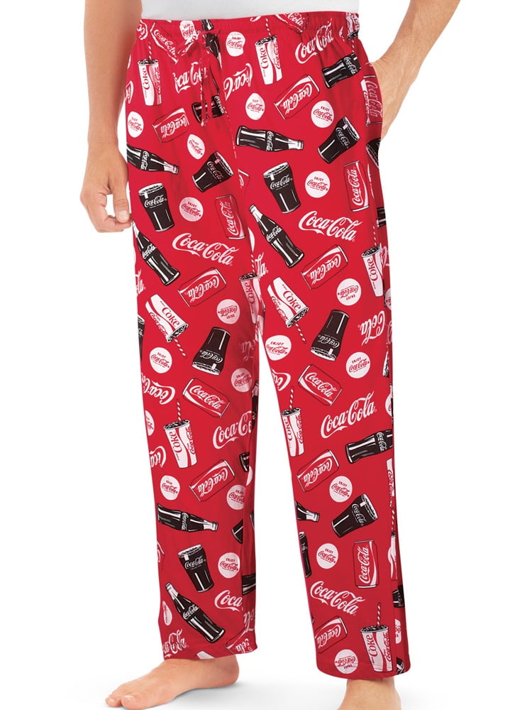 NEW Large Coca-Cola Red Plaid Pajama Pants