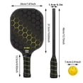 thumbnail image 3 of BKER Set With 2 And 4 For Outdoor Sports Perfect For Beginners Lightweight With Ergonomic Handle And Durable Fiberglass Face, 3 of 7