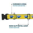 thumbnail image 5 of The Coca-Cola Company Pet Collar, Dog Collar Plastic Buckle, Fanta Logo Pineapple Yellow Blue White, 15 to 24 Inches 1.0 Inch Wide, 5 of 8