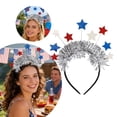 thumbnail image 3 of Patriotic Headband for 4th of July - Independence Day Hair Accessories with Themed Design, Holiday Party Favors and Supplies for Memorial Day and Patriotic Celebrations, I, 8.66 Inch, 3 PCS, 3 of 7