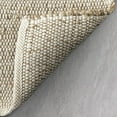 thumbnail image 2 of GRUHUM Jute Cotton Runner Rug 2.6'x6'ft Rectangle Hand Woven Natural Solid Farmhouse Boho Rug for Hallways, Kitchen, Entryways, Living Room, Bedroom- Rustic Vintage Bohemian Eco-Friendly Natural, 2 of 8