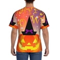 thumbnail image 3 of Bixox Men's Halloween Printed Short Sleeve Skinny Athletic T-Shirt, 3 of 6