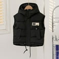 thumbnail image 3 of Kids Boys Girls Winter Hooded Puffer Vest Lightweight Sleeveless Warm Padded Vest Waistcoat Outwear Fall Winter Outfit Outwear for Little Boys Girls Size 6-7, 3 of 6