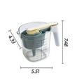 thumbnail image 3 of Mainstays 9-Piece Stackable Measuring Set Kitchen Tools for Cooking, 7.48" L, Blue, 3 of 8