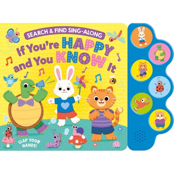 Search & Find: If You're Happy and You Know It (6-Button Sound Book) (Board Book)