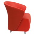 thumbnail image 3 of Scranton & Co Leather Reception Chair in Red, 3 of 5