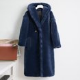thumbnail image 2 of UPPADA Winter Coats for Women Plus Size Fashion Extreme Cold Weather Outwear Solid Color Pocket Jacket Windbreaker, 2 of 4