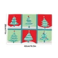 thumbnail image 3 of Beautynvta Christmas Placemats, Cute Christmas Printed Winter Placemats, Heat insulation Non-Slip Xmas Holiday Table Mats for Party Kitchen Dining Room Decoration, 11x16.5 Inch, 3 of 6