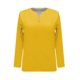 thumbnail image 4 of Camisa de Manga Larga de Ajuste Seco de los Hombres Color Sólido Pullover con Cuello en V para los Hombres, Suelto Ligero Top Transpirable para Deportes, 4 of 7