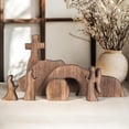 thumbnail image 4 of Wooden Easter Empty Tomb Scene Decor for Church, School, and Family Gatherings, Handcrafted with Realistic Details for Religious Education and Holiday Atmosphere, 4 of 9