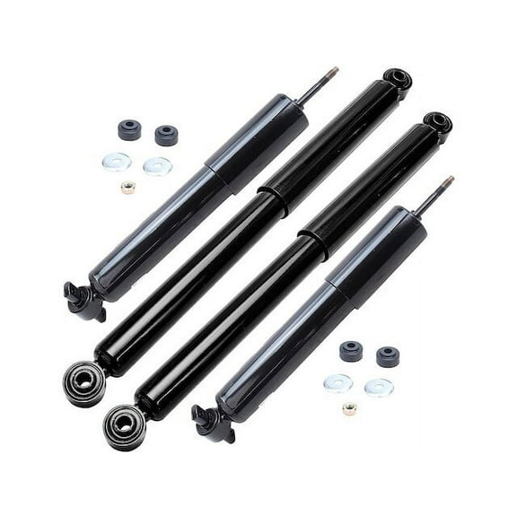 Front and Rear Shock Absorber Set of 4 - Compatible with 1999 - 2006 Chevy Silverado 1500 RWD (without Electronic Suspension) 2000 2001 2002 2003 2004 2005