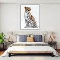 thumbnail image 6 of Mudket Minimalist Wild Leopard Framed Canvas Wall Art, Classic Cheetah Print Animal Wall Art for Modern Living Room, Office, Bedroom Indoor Decor, Ready to Hang - 40"L x 28"W, 6 of 10