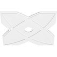 thumbnail image 2 of 34"OD x 5"ID x 11 3/4"C x 1"P Titus Architectural Grade PVC Contemporary Ceiling Medallion, 2 of 11