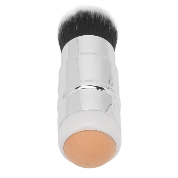 Rodillo Absorbente De Aceite Facial 2 En 1, Cepillo De Base De Doble Cabeza Con Piedra Volcánica Para Control De Aceite, Reutilizable Y Duradero Con Diseño Retráctil