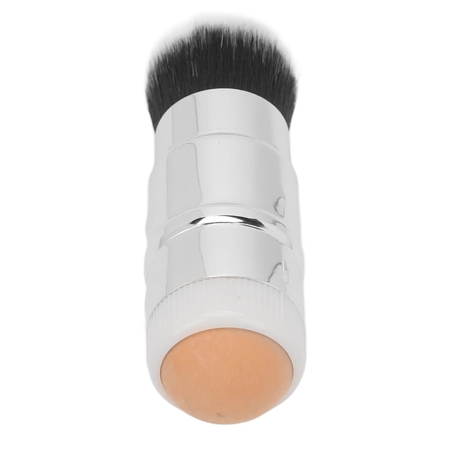 Rodillo Absorbente De Aceite Facial 2 En 1, Cepillo De Base De Doble Cabeza Con Piedra Volcánica Para Control De Aceite, Reutilizable Y Duradero Con Diseño Retráctil