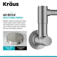 thumbnail image 7 of KRAUS Bolden 2 Handle Wall Mount Pot Filler Faucet with Retractable Arm in Spot-Free Stainless Steel, 7 of 7