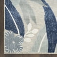 thumbnail image 5 of Nourison Suncoast 5'3" x 7'3" Grey Navy Tropical Rug, 5 of 9