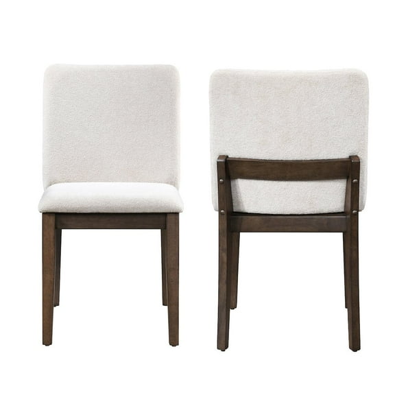 New Classic Furniture Kody Fabric Upholstered Dining Chair in Gray (Set of 2)