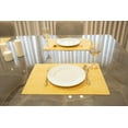 thumbnail image 2 of Placemat Set-Washable Place Mats for Parties, Elegant Table Mats for Kitchen Table, Set of 4 Dining Table Placemats, Heat-Resistant Cloth Placemats for Indoor and Outdoor,13x19-Yellow, 2 of 6