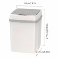 thumbnail image 2 of 12L Largecapacity household smart bedroom and living room induction trash can electric automatic storage bucket with lid, 2 of 5